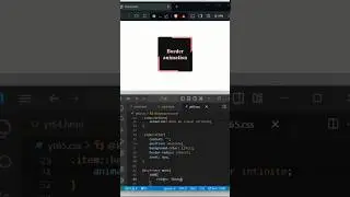 Create Border Animation In CSS! HTML & CSS