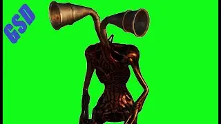 Siren Head Pipe Head Green Screens | Trevor Henderson Fan Made