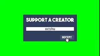 New Support A Creator Theme by/itsplutoG