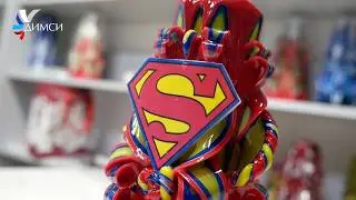 Superman Carved candle from DIMSI