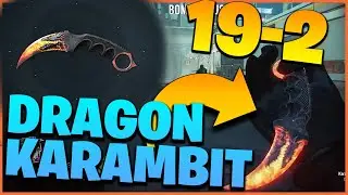 DRAGON KARAMBIT GAMEPLAY IN WARFACE BREAKOUT 19-2! THE EPIC DRAGON KARAMBIT SKIN