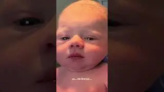 He looks like a finance bro #newborn