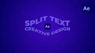 Split Typography : in After Effects
