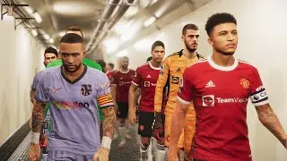 Manchester United vs Barcelona ft Sancho , Depay , Varane , Aguero | Lineup 2021/22