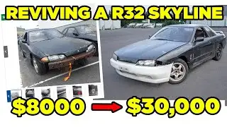 Rebuilding my Japanese Imported R32 SKYLINE (First Drive) | EP1