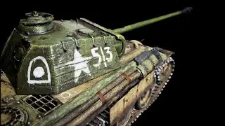 Soviet Panther! T-V 1/35 -Tamiya- brush painted