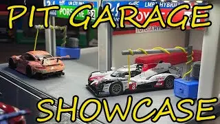 3D Printed Racing Pit Garage Diorama for Hot Wheels and 1/64 Cars Showcase