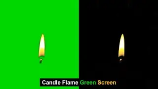 Candle Flame Green Screen | Candle Green Screen | Green BackGround Screen