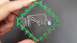 New LED Chaser Light Circuit 2022 Using 4017 and 555 IC