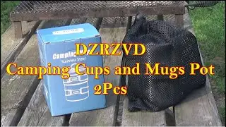DZRZVD Camping Cups and Mugs Pot 2Pcs