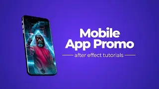 After Effects Tutorial: Mobile App Promo 3D Animation in After effect Without any Plugin