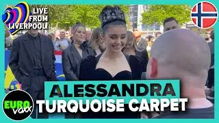 NORWAY EUROVISION 2023: ALESSANDRA MELE - QUEEN OF THE KINGS (TURQUOISE CARPET INTERVIEW)