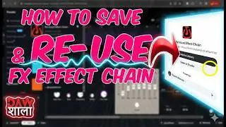Vocal FX Effect how to reuse and save ? 