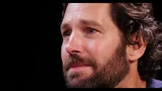 Paul Rudd on hot ones but he's high