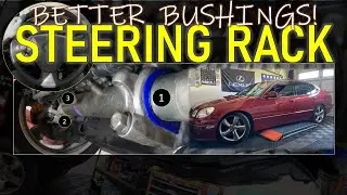 Replace your steering rack bushings with these from SuperPro!
