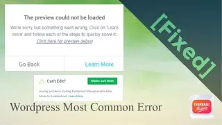 The Preview Could Not Be Loaded || Urdu/Hindi