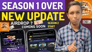 Hamster Kombat Season 2 Airdrop || Hamster Kombat Important Task || Season 1 Is Over Hamster Kombat