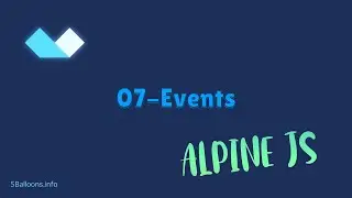 Alpine JS - 07 Events