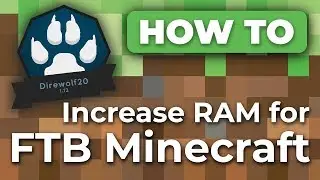 FTB Minecraft Tutorial | How to Increase RAM Use in the Twitch App