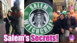 Haunted Halloween🔮Journey Through Salem, the Town of Witch Trials! 🎃✨