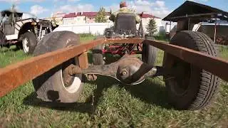 Первый выезд прицепа с приводом на ось