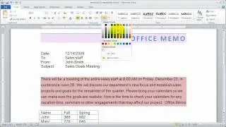 13-Word 2010 Fundamentals  - Borders and Shading