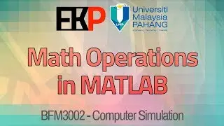 01. CH1 - Math Operations in MATLAB