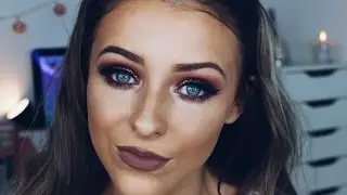 GRWM: Fall/Autumn Glittery Smokey Eyes!