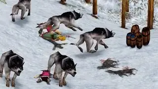 Wolves Ambush on Norse Soldiers #Shorts