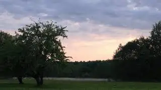 Village Evening Ambience. Summer Countryside Sounds for Sleep and Relaxation
