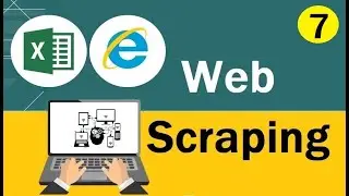 Web Scraping # 7 | Internet Controls &  HTML Object Library | Excel VBA