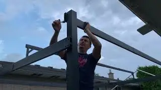 Новый навес для машины за один день