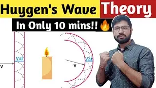 Huygen's wave theory class 12th, Huygen's theory wave Optics ||Secondary wavelet theory Abhishek sir