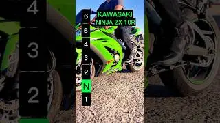 Maximum speed for each gear on a Kawasaki Ninja ZX-10R