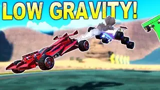 This Game Has MODS?! Low Gravity Racing is Here! - Trailmakers Multiplayer