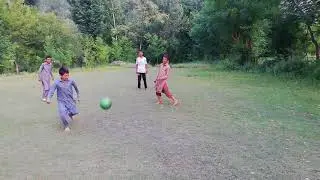 Chitrali boys playing futball