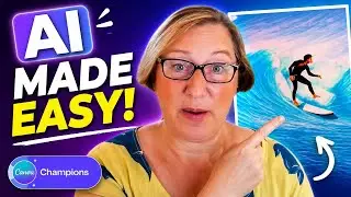 Canva Quick Tips - How to Use Text to Image AI App (FREE)