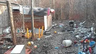 Долгопрудненский Полигон Твердых Бытовых Отходов. Остатки от Бывших Поселений.