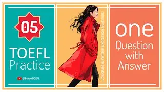 TOEFL Grammar Practice #005 | Structure Questions (Comparison Using “As...As