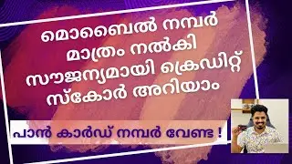 How to Check Your Credit Score Without PAN Card | Easy Steps with Mobile Number