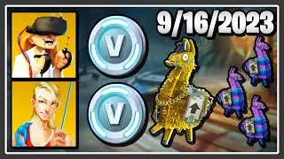 2 MYTHIC LEADS TODAY, 75 V-BUCKS, SMORGASBORD LLAMAS