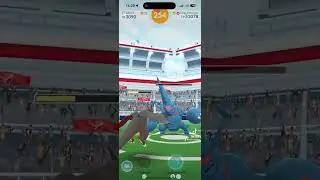 My first ever shiny mega herracross raid in #pokemongo