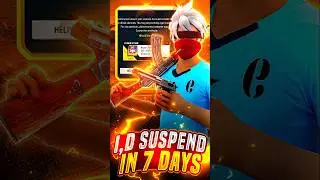 Free fire I'd unsuspend 😎 #shorts #freefire