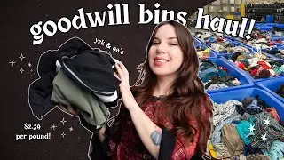 NYC goodwill bins haul! + try on