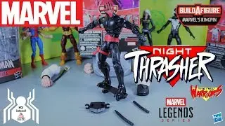 Marvel Legends NIGHT THRASHER Spider Man Wave 11 Kingpin BAF Review