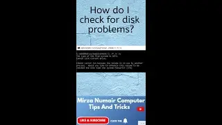 C: drive and repair any problem Computer Tips & Tricks