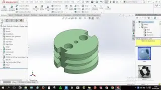 How to design Isolator in solidworks