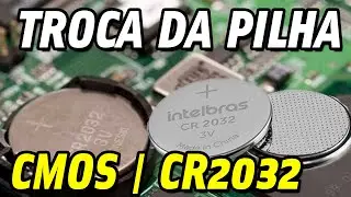 Como Trocar a Pilha da Placa-Mãe (CR2032) de Computadores e Notebooks! | Resetar a Bios