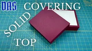 Covering a Tray With a Solid Top // Adventures in Bookbinding