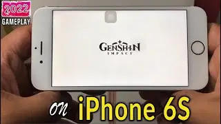 GENSHIN IMPACT Gameplay on iPhone 6S in 2022? | PLAYABLE? (LOWEST TO HIGHEST GRAPHICS) [Handcam]